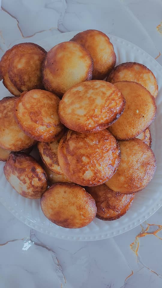 Golden Vitumbua Plate