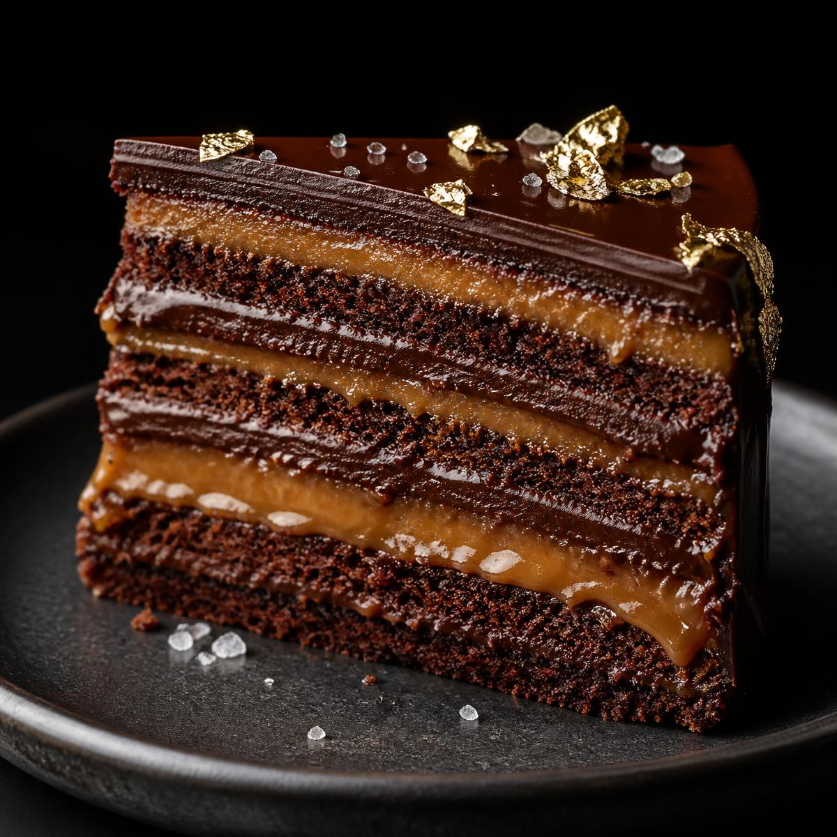 Cake layers being prepared in the atelier
