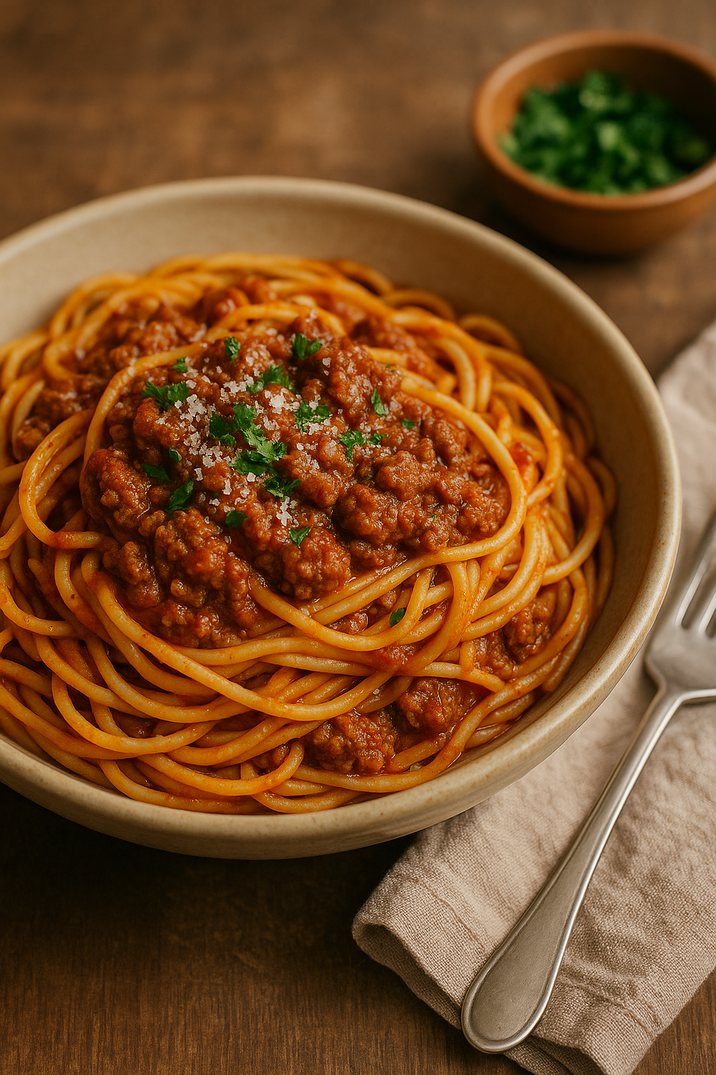 Classic Spaghetti with Meat Sauce