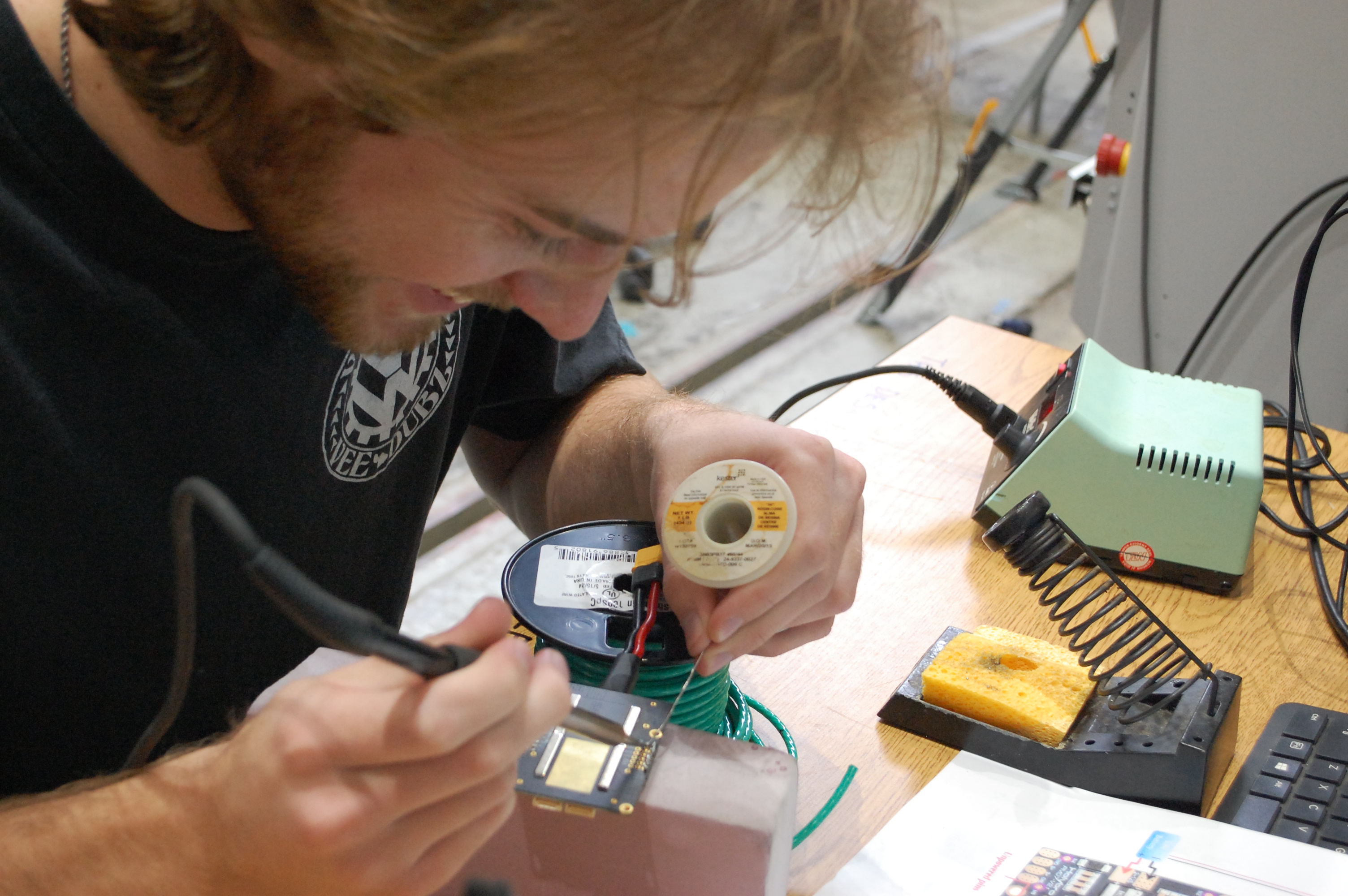 Me soldering