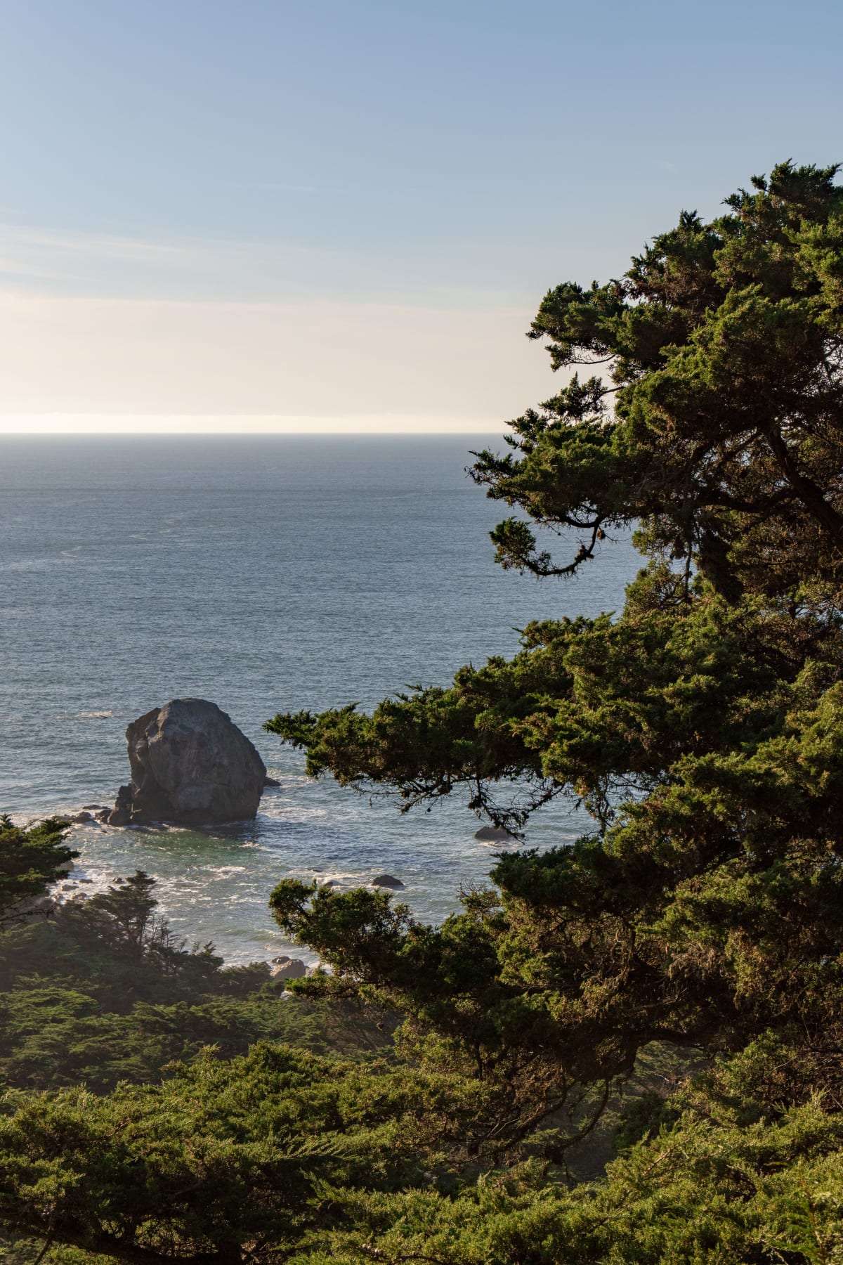 A Boulder Off the Coast