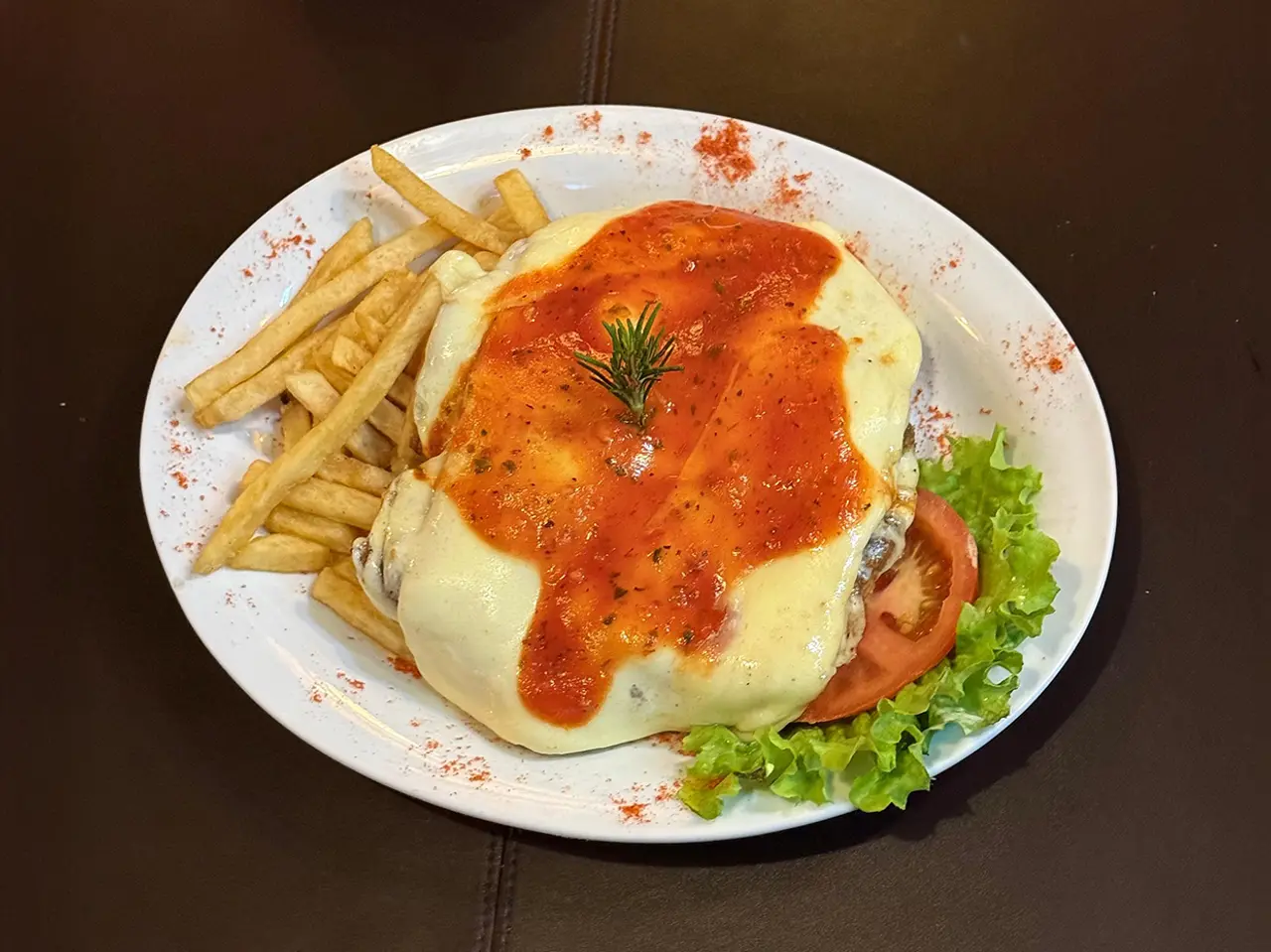 Milanesa napolitana para 1