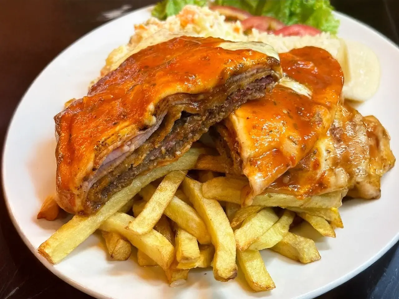 Milanesa napolitana para 2