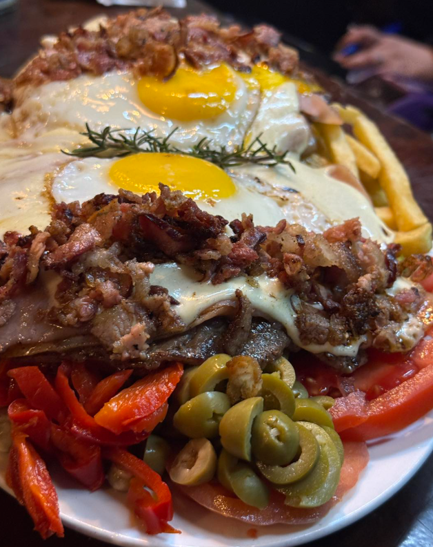 Chivito al plato