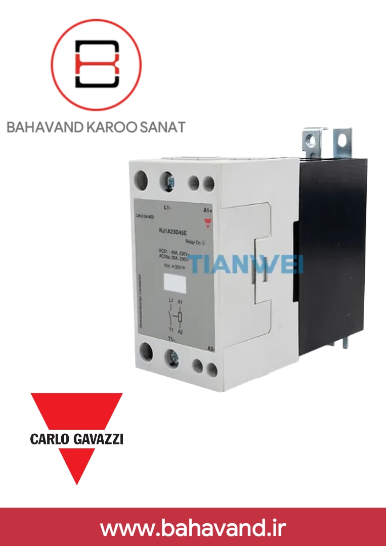رله حالت جامد CARLO GAVAZZI مدل RJ1A23D45E