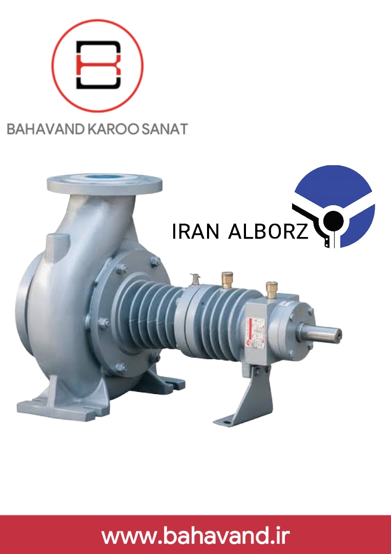 پمپ روغن Iran Alborz مدل I.A.R 50-160، ظرفیت 55 متر مکعب بر ساعت، 15 کیلووات، 2900 دور در دقیقه، هد 40 متر