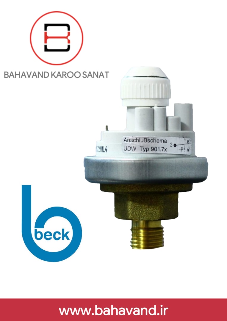 سوئیچ فشار Beck Sensortechnik GmbH مدل 901.72111L4 TYP 901.7x، Pmax -1/0.5 بار 1620