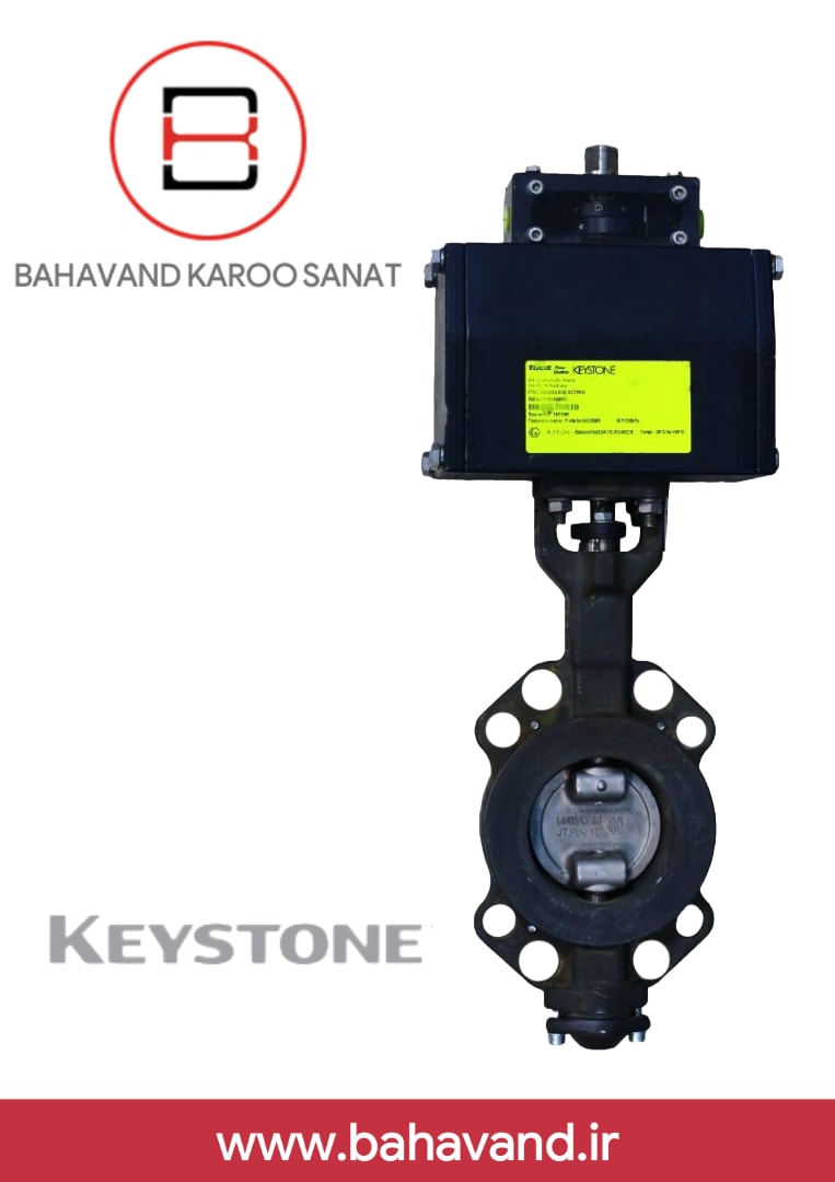 کنترل ولو (شیر کنترلی) Keystone مدل 10TG89، شماره سریال: 815380، پورت‌ها مطابق ISO 228