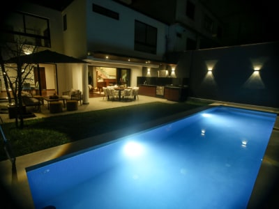 Casa elegante con piscina para grabaciones en San Borja