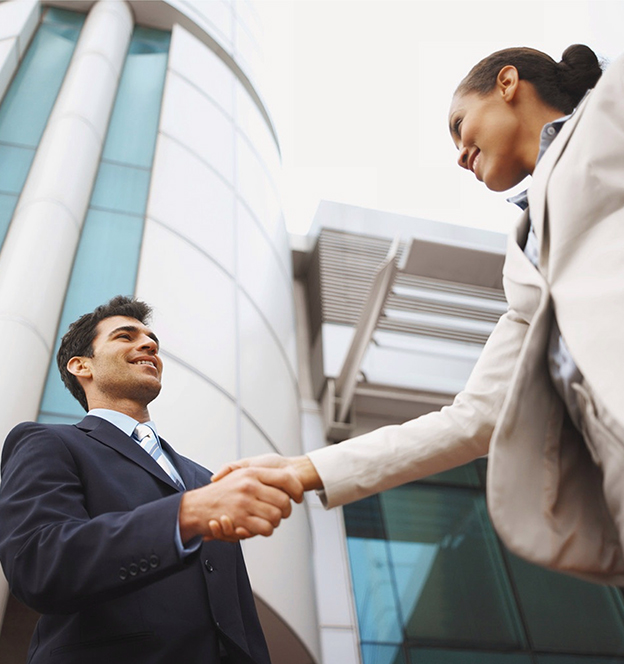 Partnership success illustration
