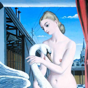 Artwork by Paul Delvaux