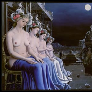 Artwork by Paul Delvaux