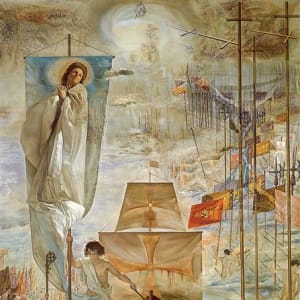 Work by Salvador Dalí, The Discovery of America by Christopher Columbus