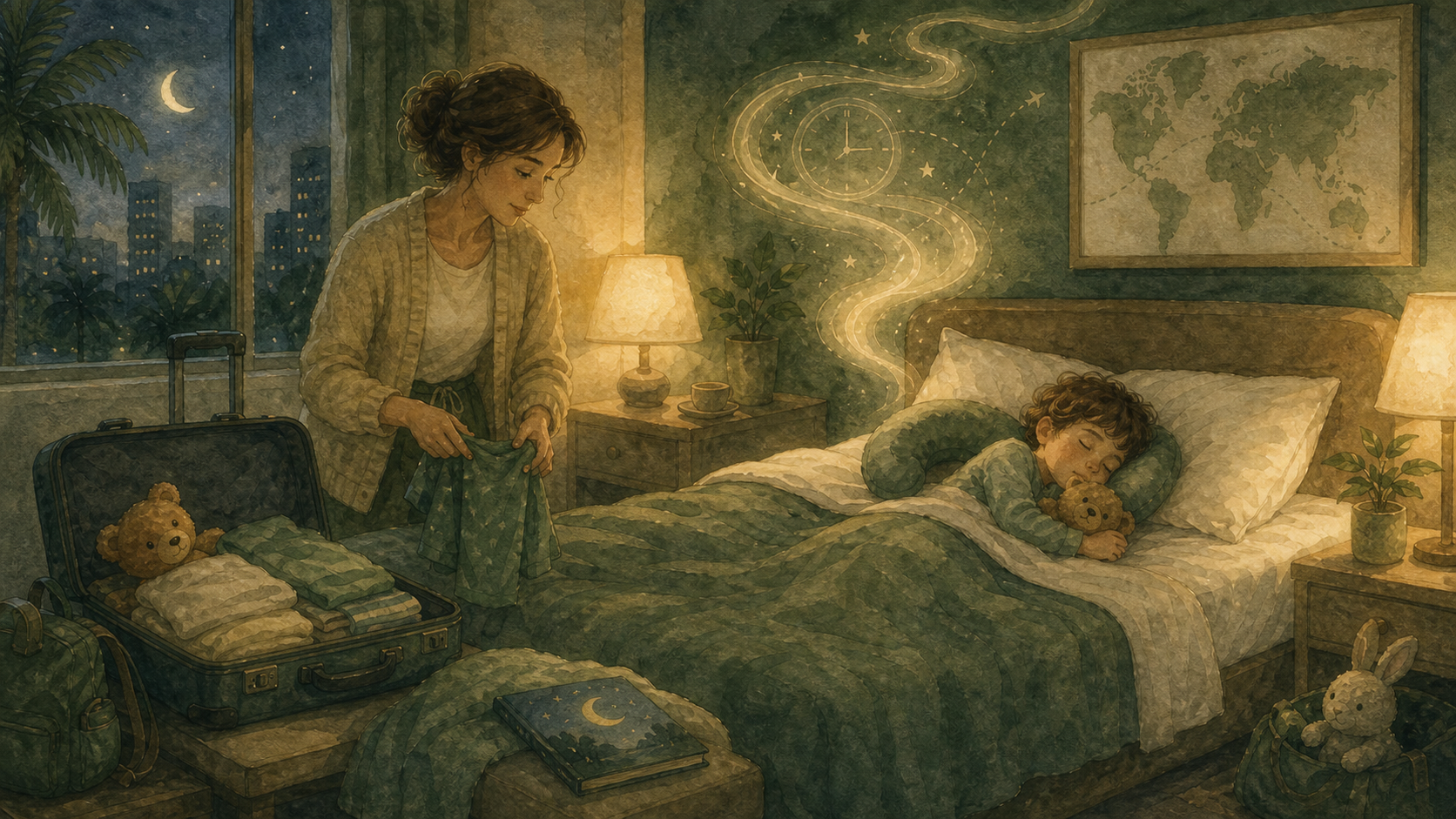 Night Terrors After Travel or Time Zone Change