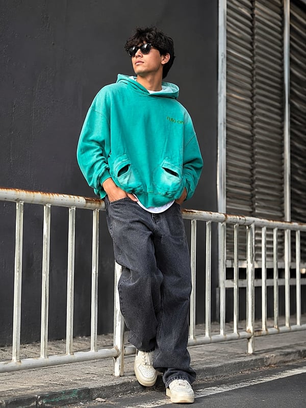 Flaws Washed Oversized Hoodie