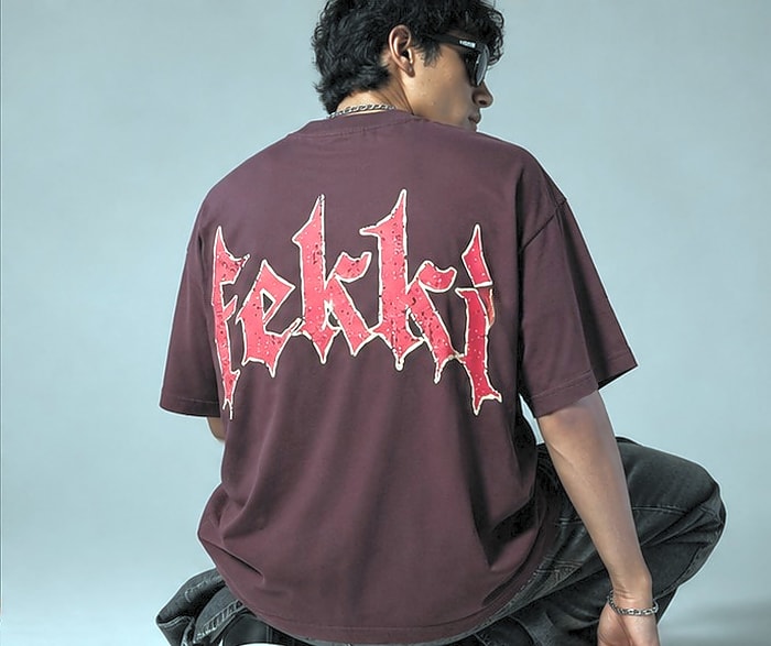 Fekki Graphic Drop Shoulder Tee