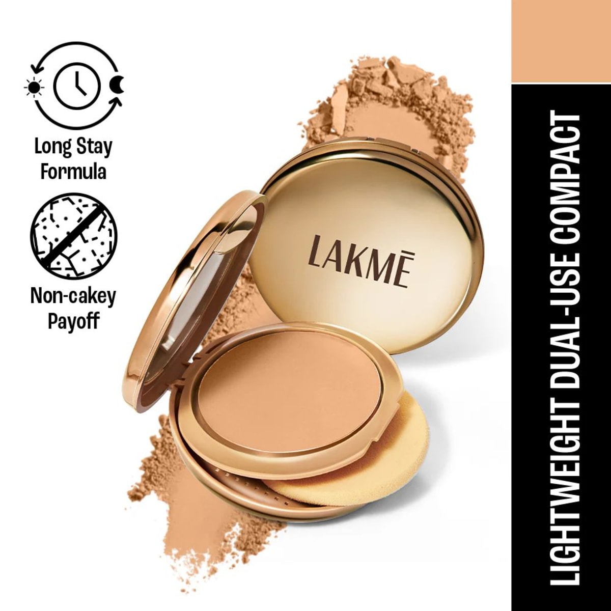 Lakme 9 To 5 Dual Finish Compact 24 Beige