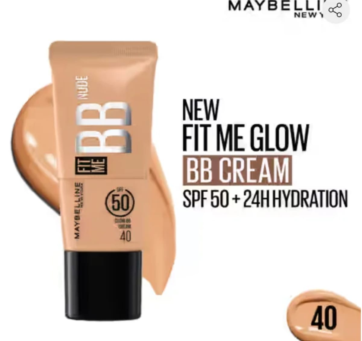 Ml Fit Me Bb Nude - 40
