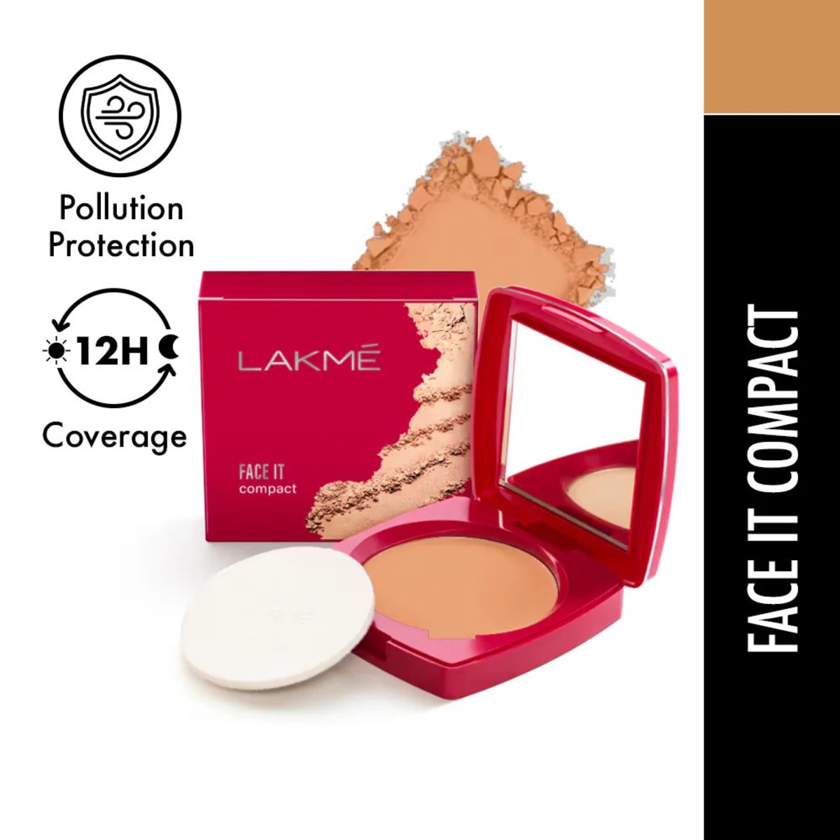 Lakme Forever Matte Compact Natural Cinnamon