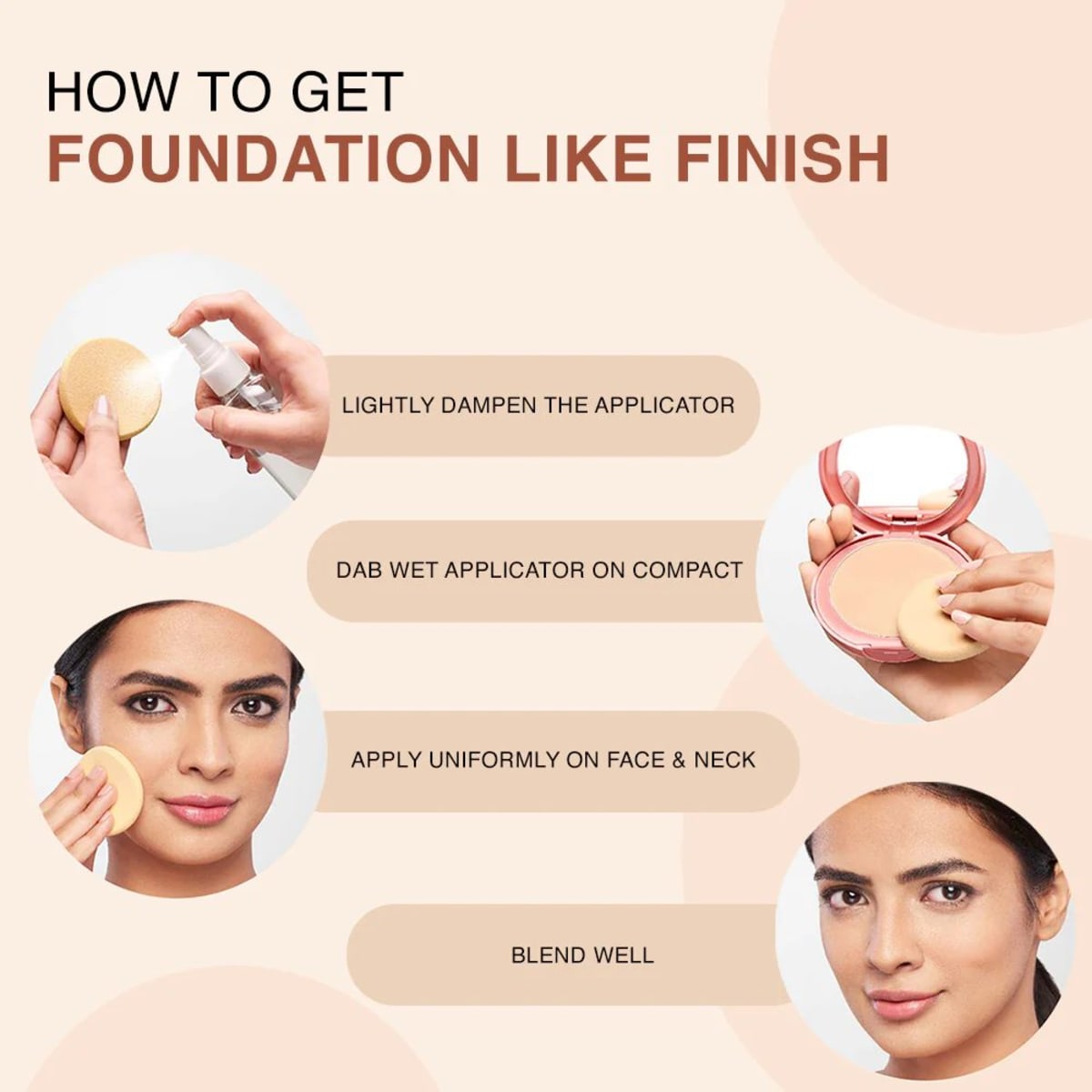 Lakme 9To5 Dual Finish Compact-Walnut — view 5 Lakme 9To5 Dual Finish Compact-Walnut — view 5