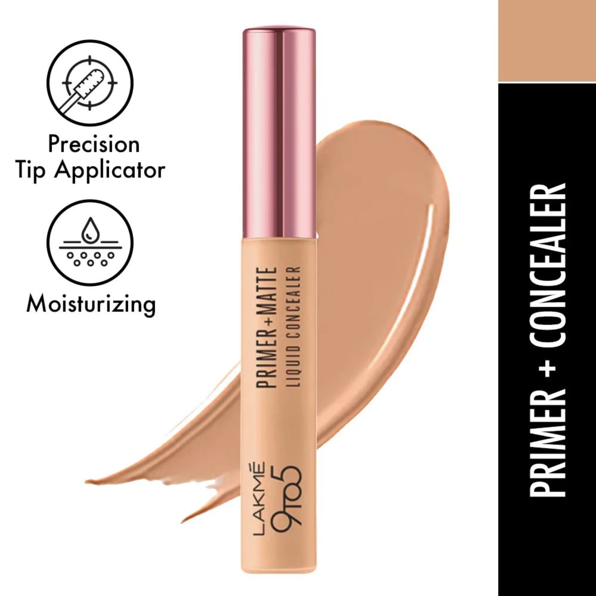 Lakme 9To5 Powerply Priming Concealer-34 Almond
