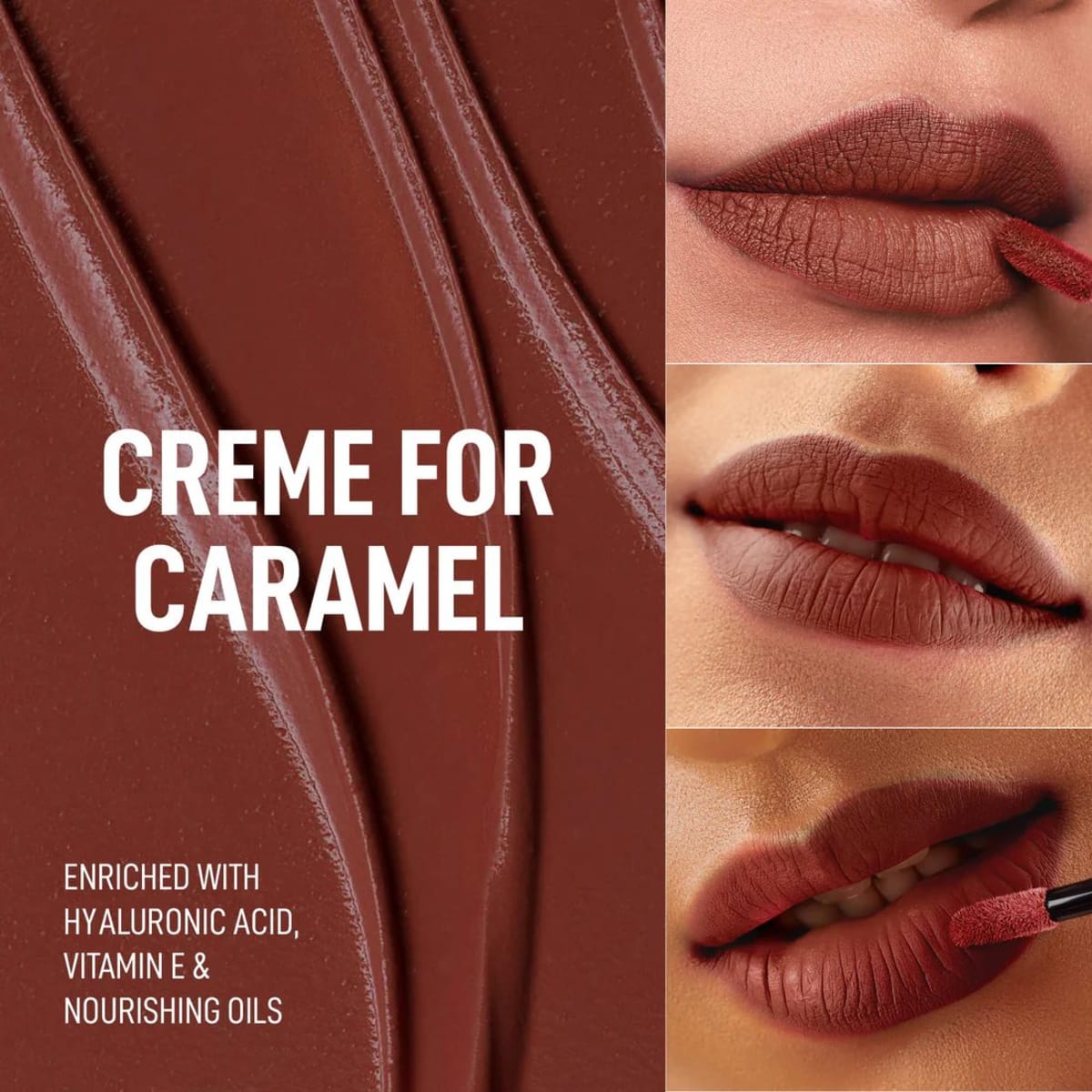 Renee Stay With Me Matte Lip Color Creme Of Caramel — view 5 Renee Stay With Me Matte Lip Color Creme Of Caramel — view 5