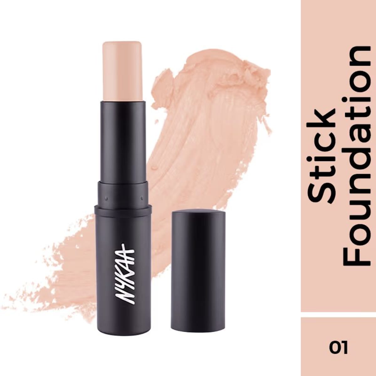 Nykaa Foundation Stick Cgeamy Bisque 01