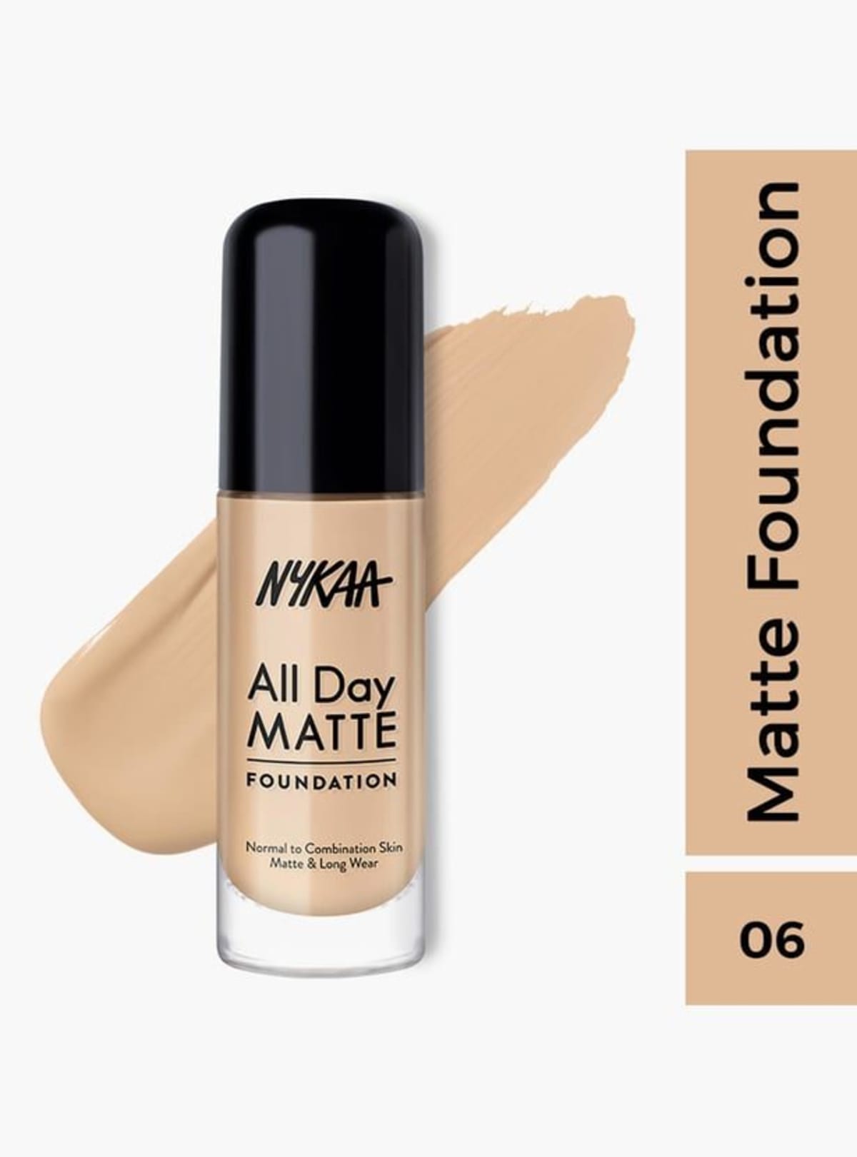 Nykaa All Day Matte Foundation Beige 06