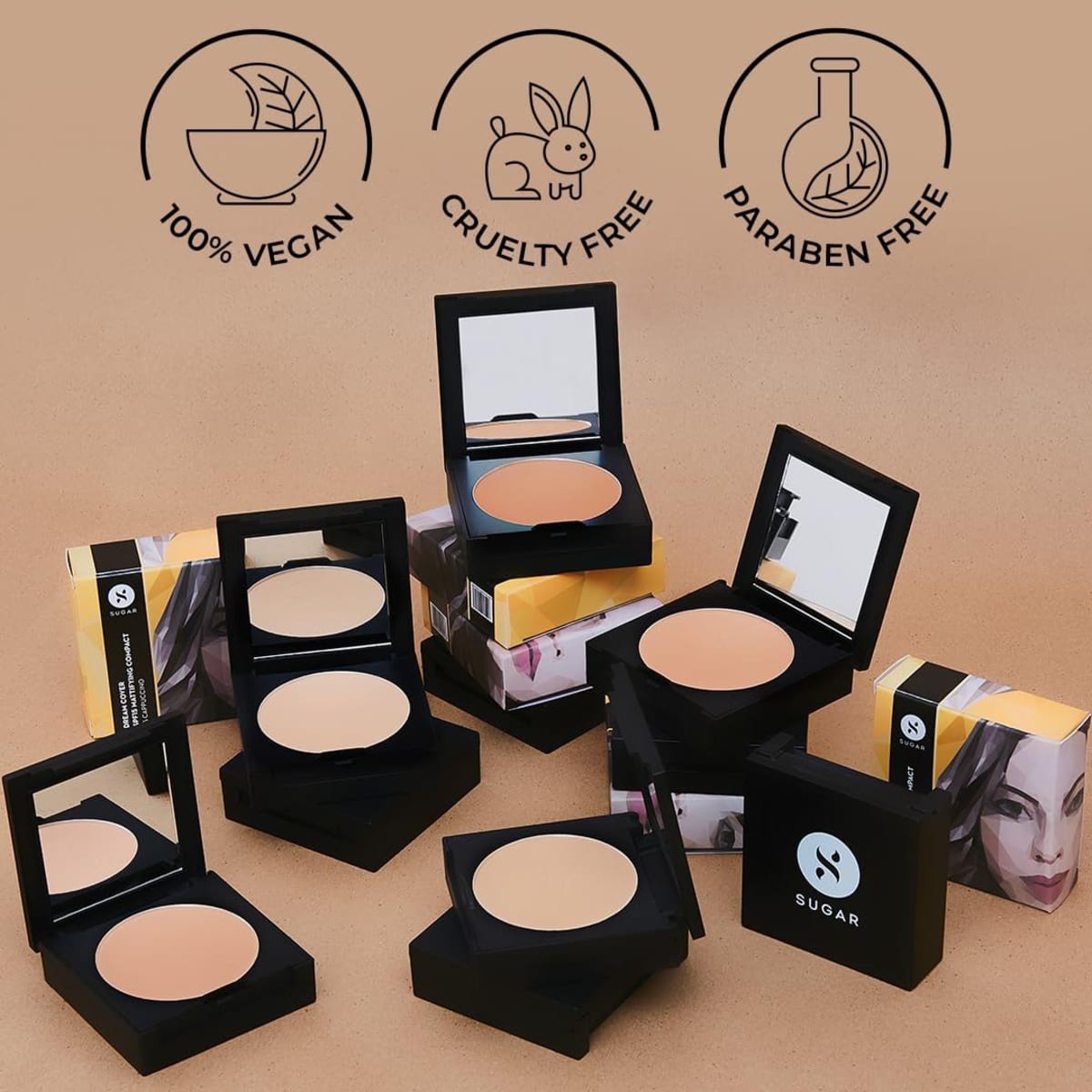 Sugar Dream Cover Spf15 Mattifying Compact 45 Con Panna — view 3 Sugar Dream Cover Spf15 Mattifying Compact 45 Con Panna — view 3