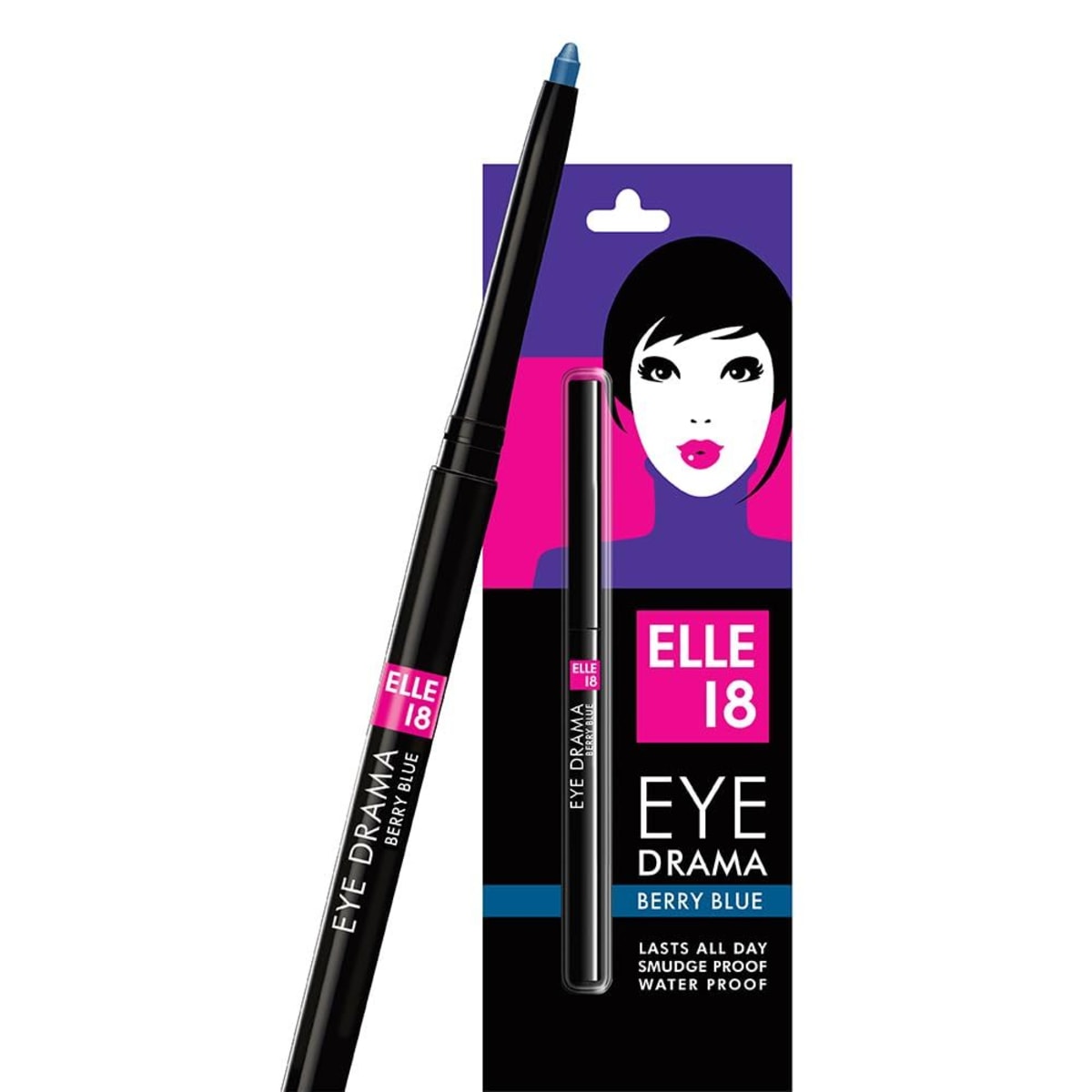 Elle 18 Eye Drama Berry Blue