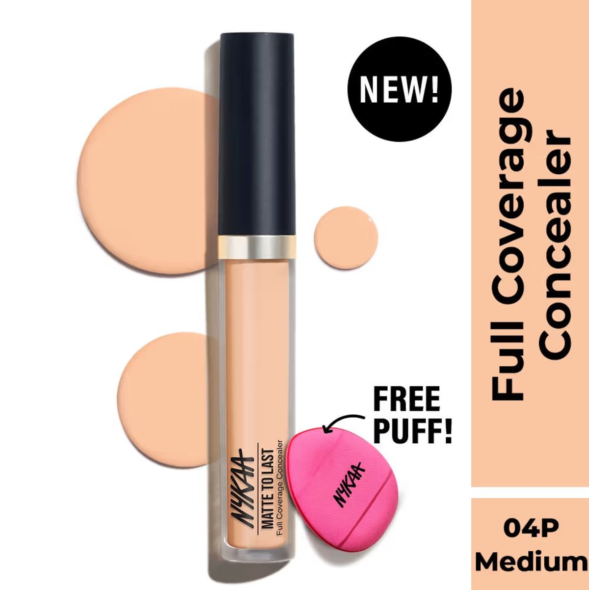 Nykaa Matte To Last Concealer O4P Medium
