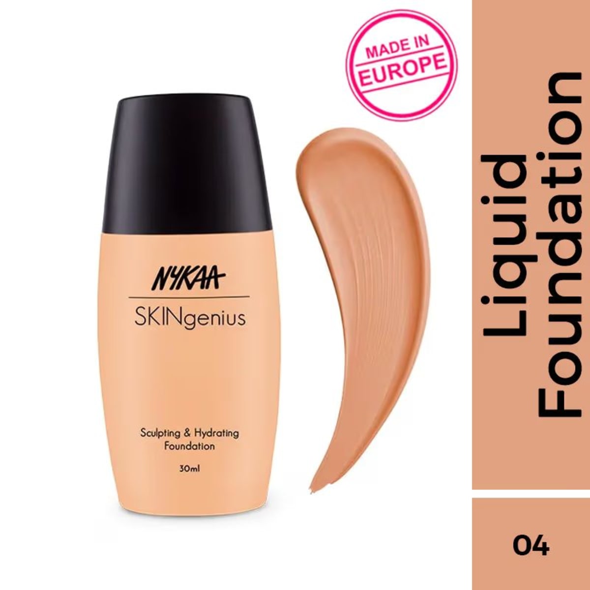 Nykaa Skin Genius Foundation 04 True Tan