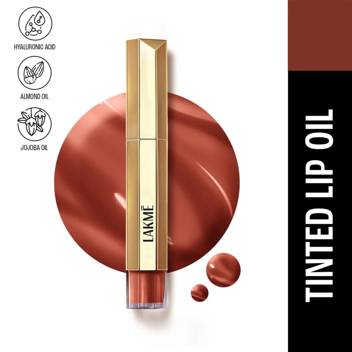 Lakme 9 To 5 Overtime Shine Lip Oil-Cocoa Truffle