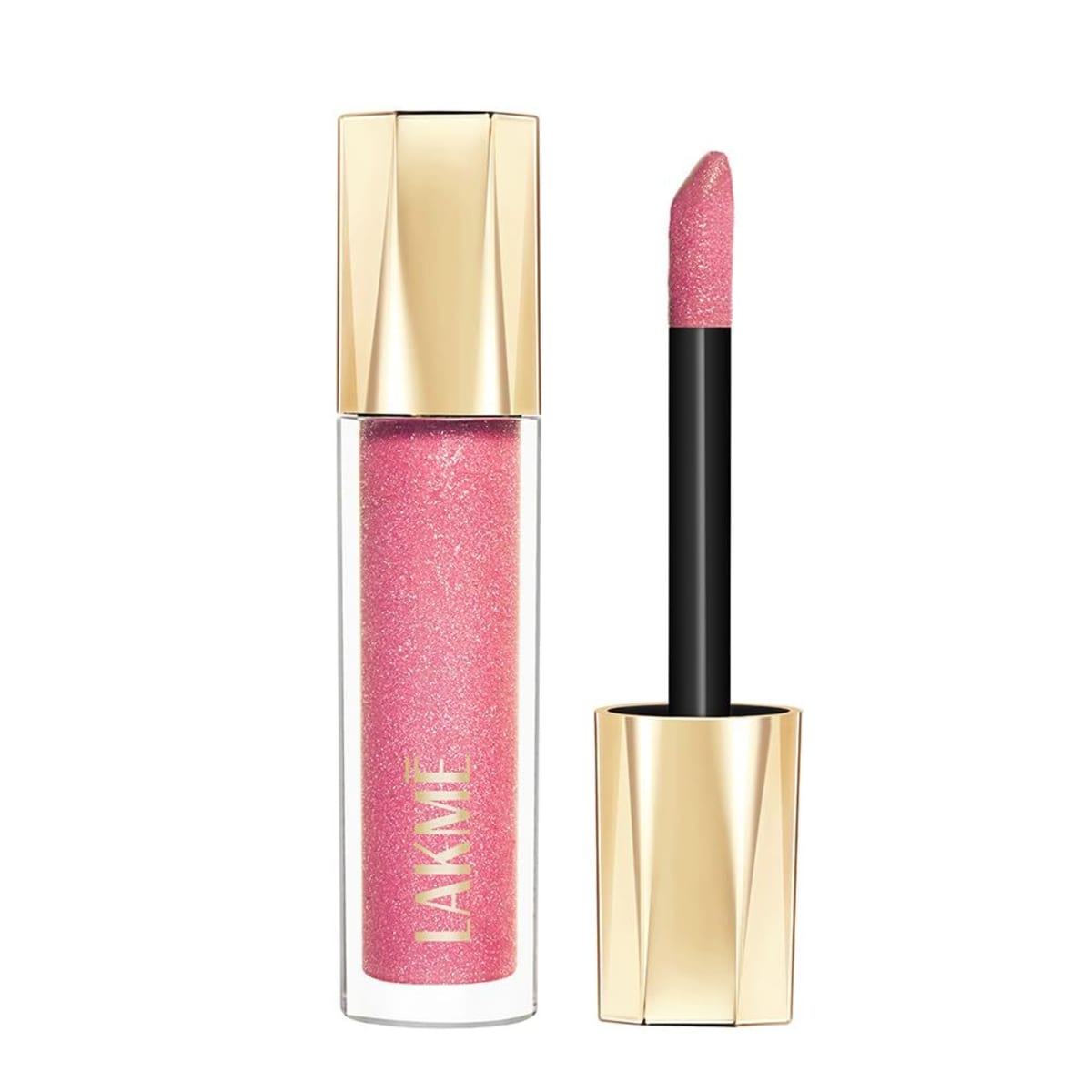 Lakme Glitterati Lip Glaze 203 Hot Pink Cosmo