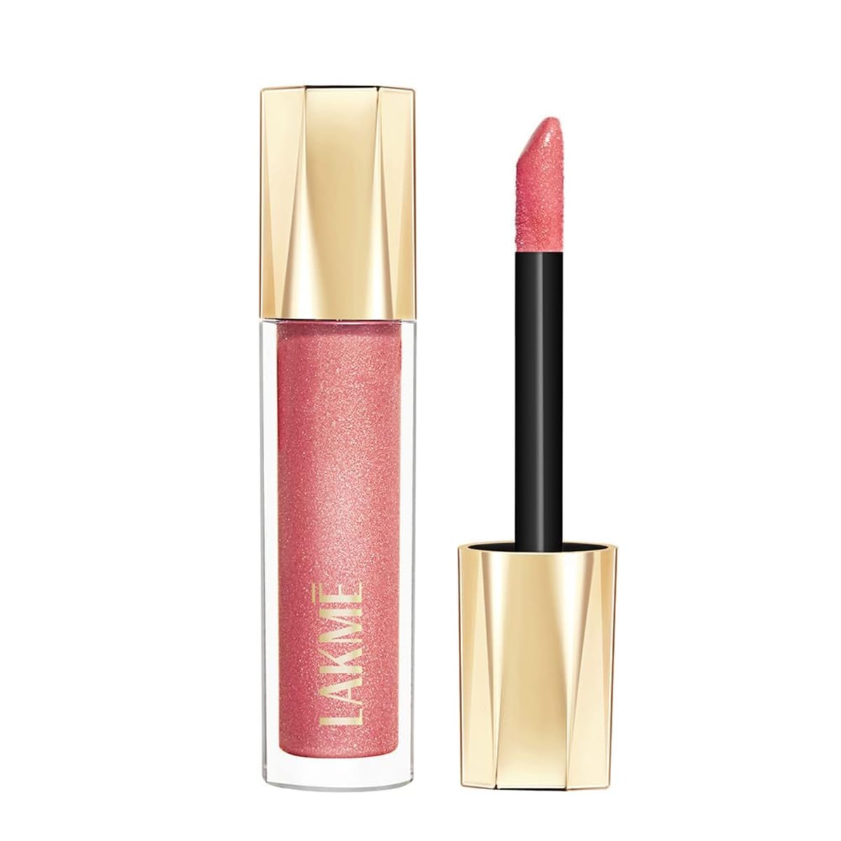 Lakme Glitterati Lip Glaze 201 Pink Champagne