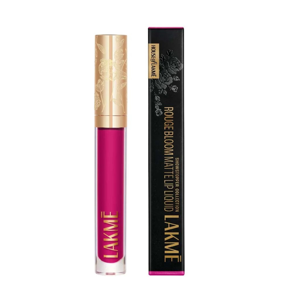 Lakme Rouge Bloom Matte Li Liquid 502 Firce Fuchsia