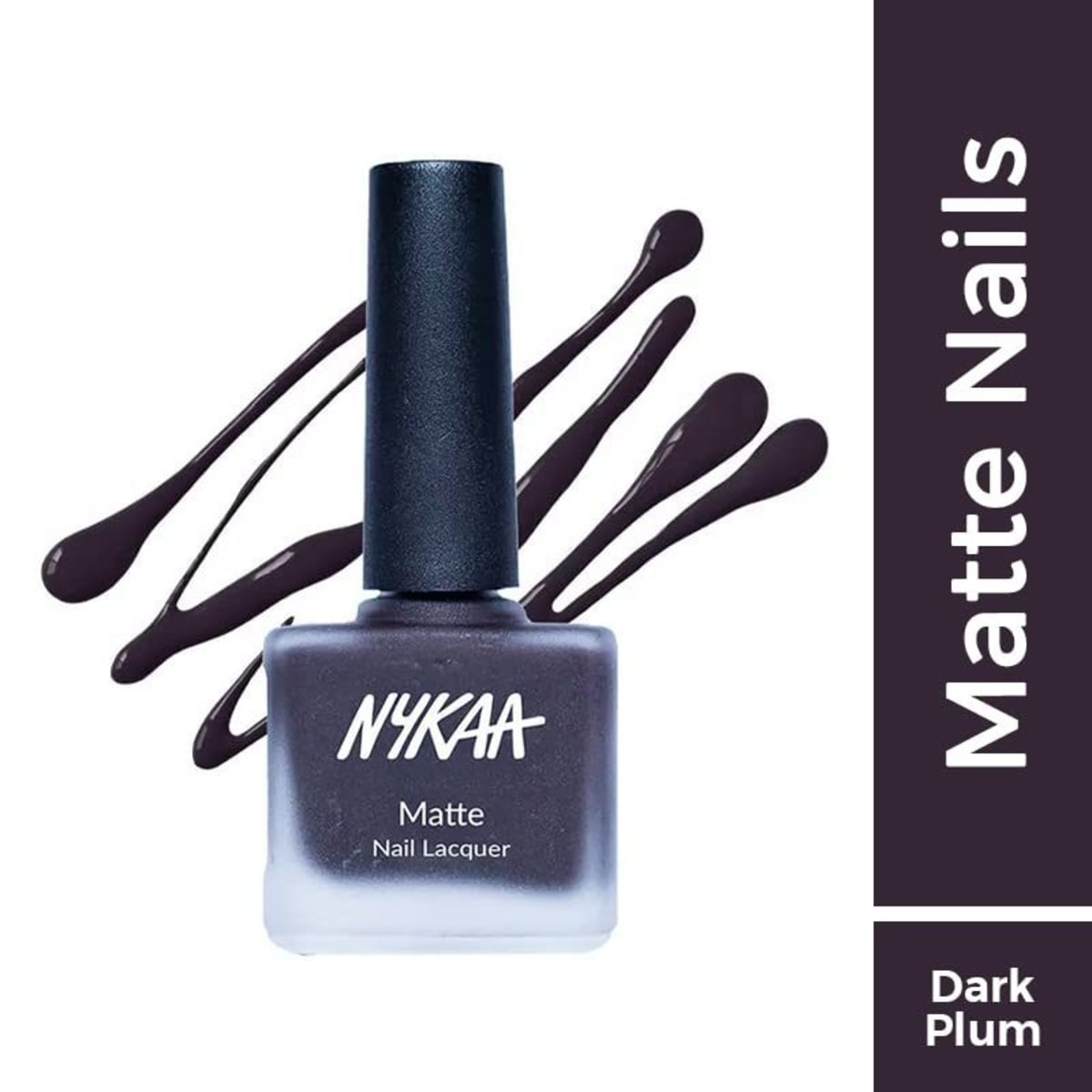 Nykaa Matte Nailpolish Black Sesame Pudding-09 199