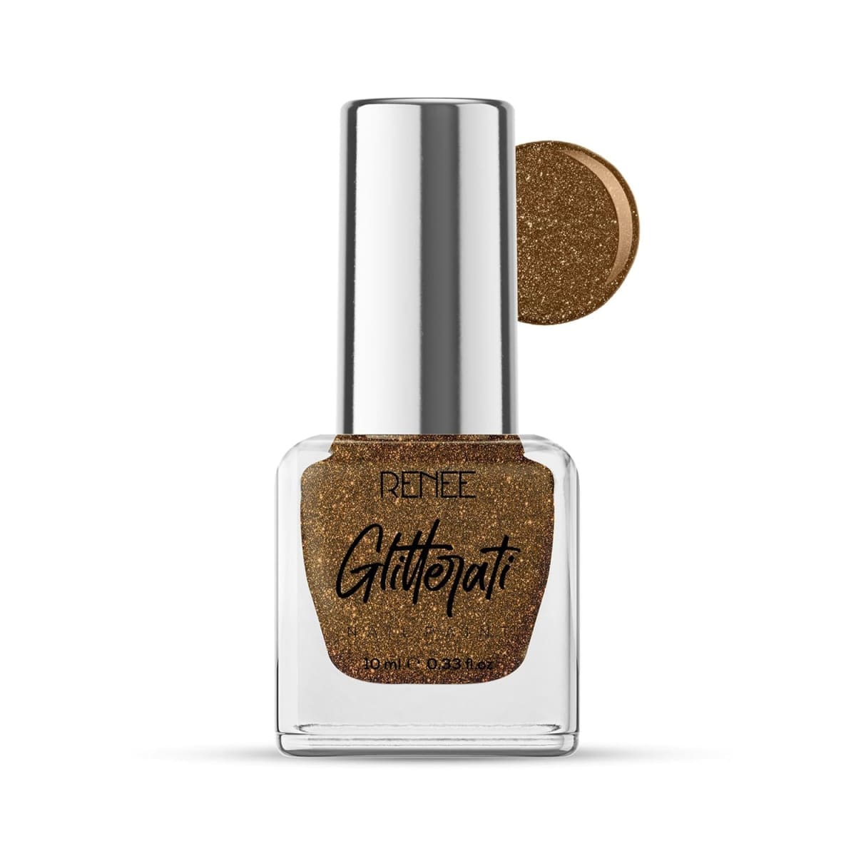 Renee Gliterati Nail Enamel Copper Blaze