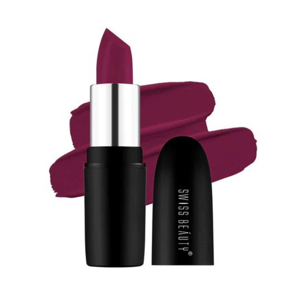 Swiss Beauty Pure Matte Lipstick 224 Red Wine