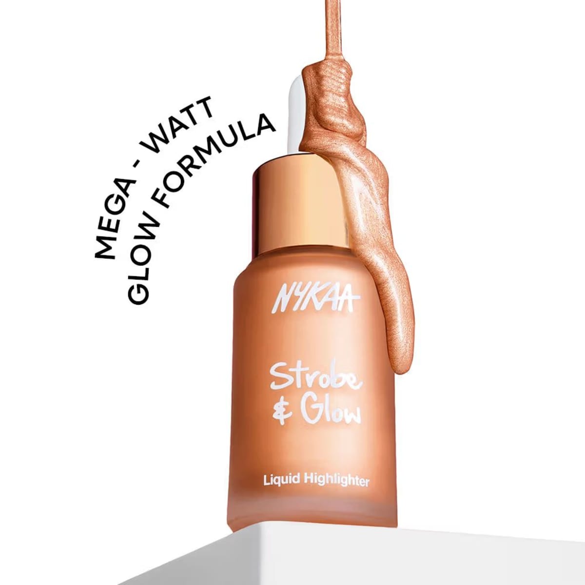 Nykaa Strobe & Glow Liquid Highlighter Glazed Bronze