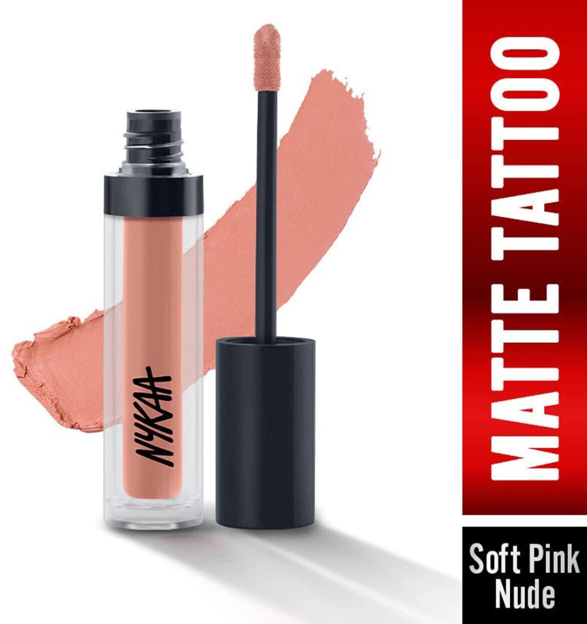 Nykaa Matte Tatoo Lip Color-Thunderbolt