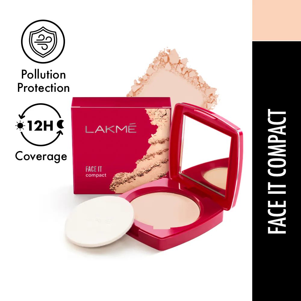 Lakme Forever Matte Compact Natural Coral