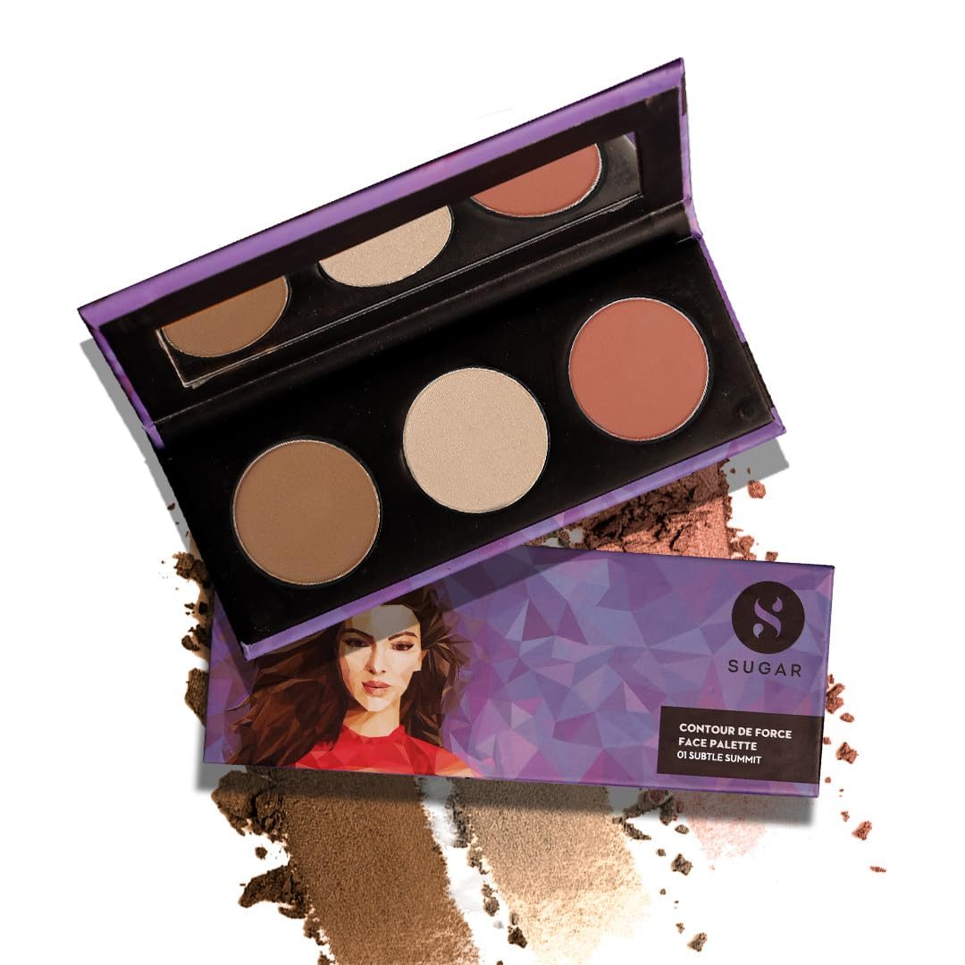 Sugar Contour De Force Face Palette 01 Subtle Summ