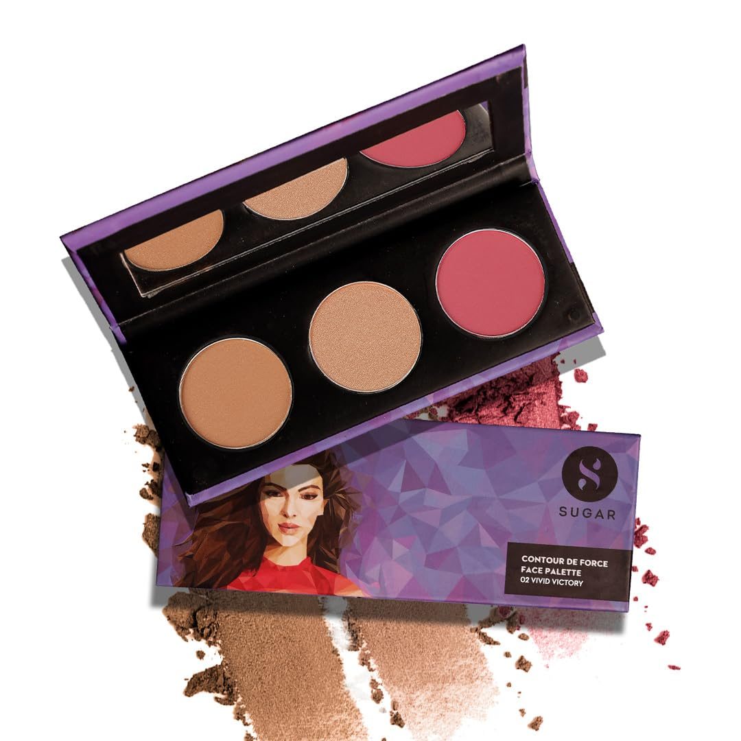 Sugar Contour De Force Face Palette 02 Vivid Victo