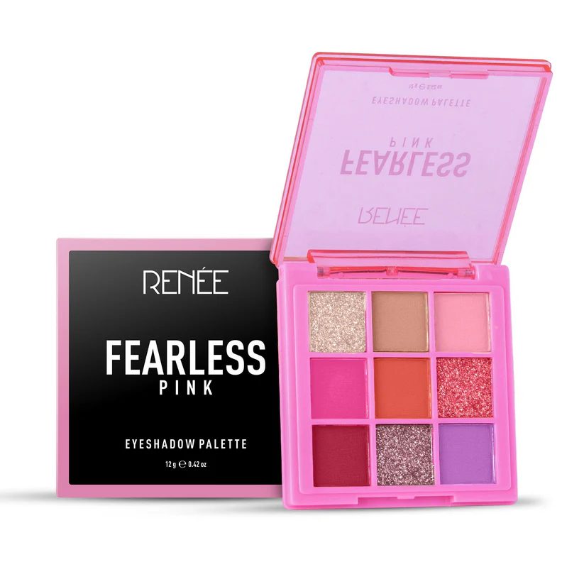 Renee Fearless Pink Eyeshadow Pallete