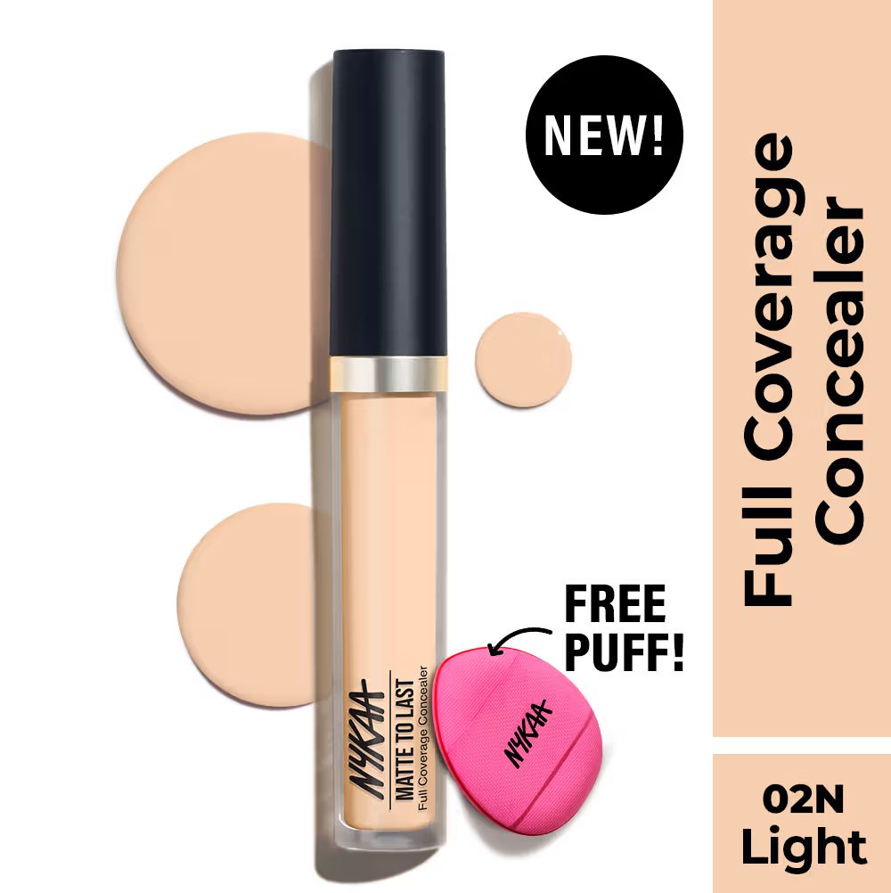Nykaa Matte To Last Concealer O2N Light