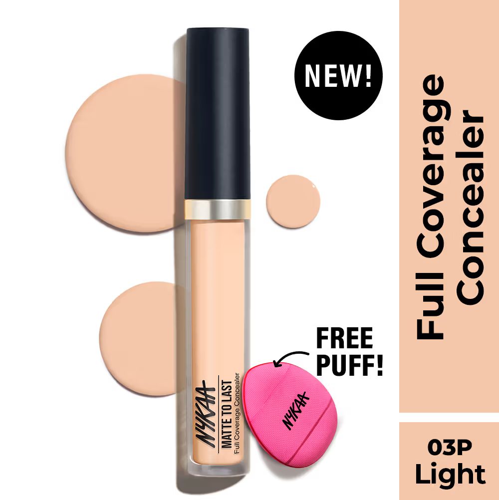 Nykaa Matte To Last Concealer O3P Light