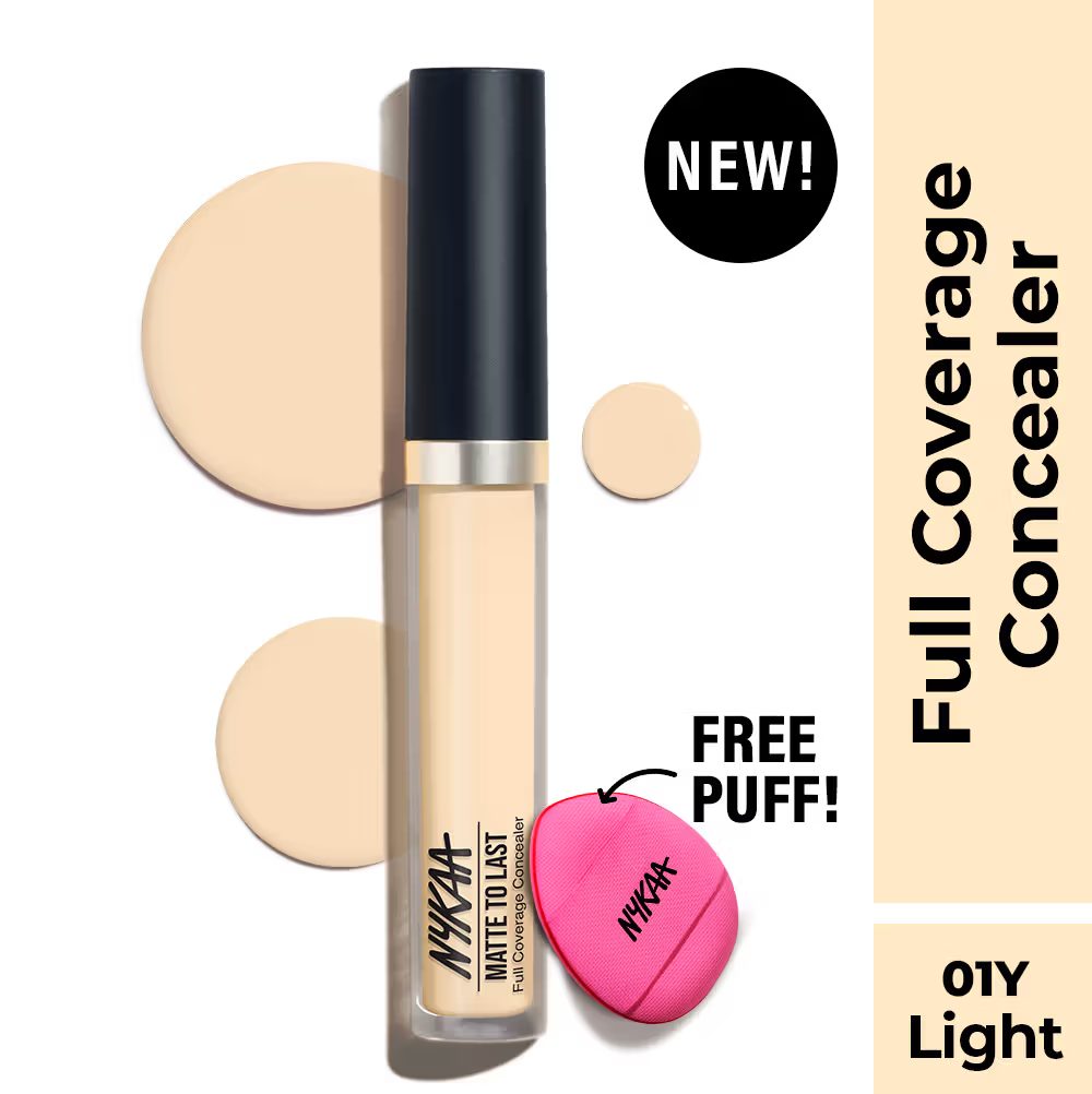 Nykaa Matte To Last Concealer O1 Light