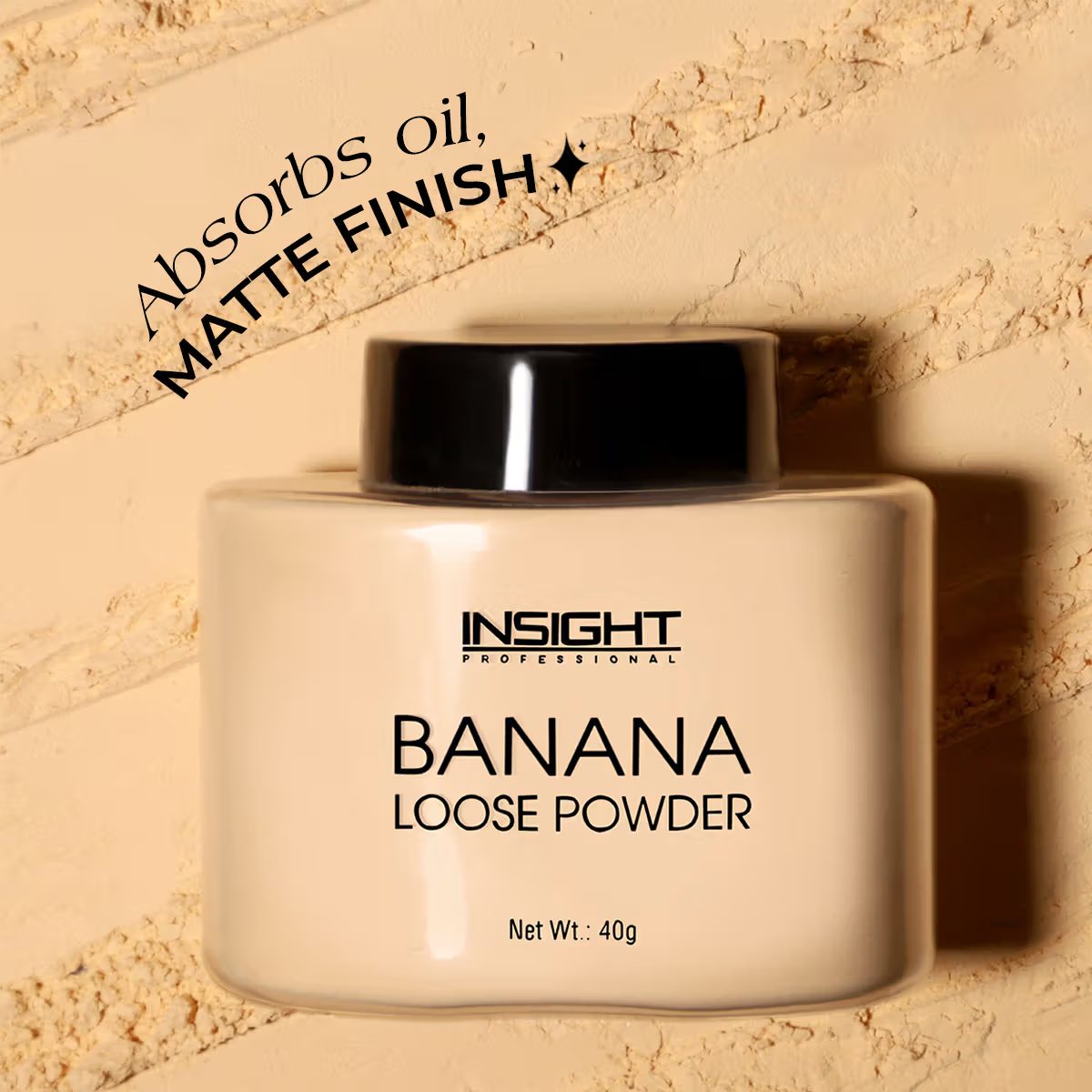 Nykaa Matte To Last Loose Powder Banana