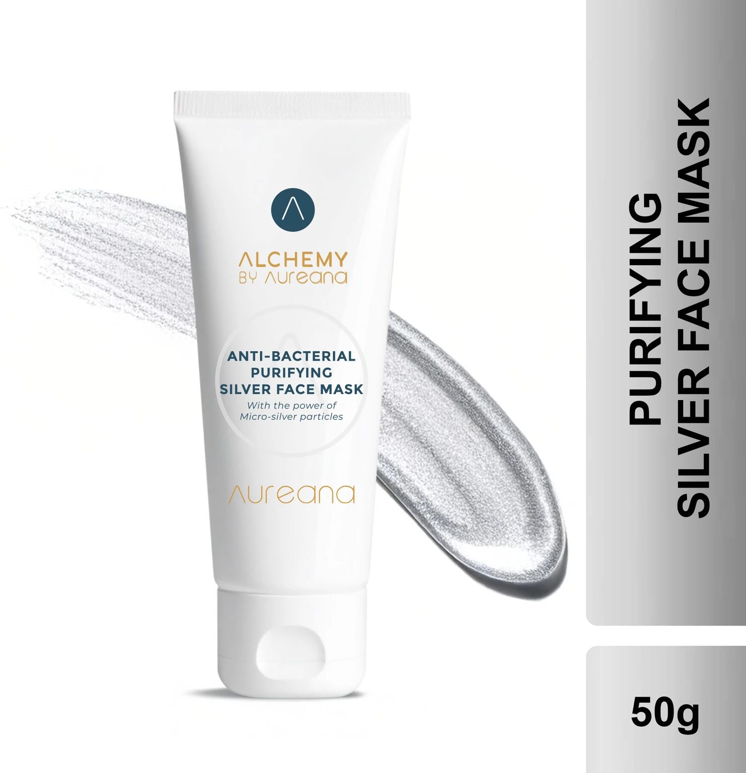 Auric Anti-Bacteria Purifying Silver Face Mask